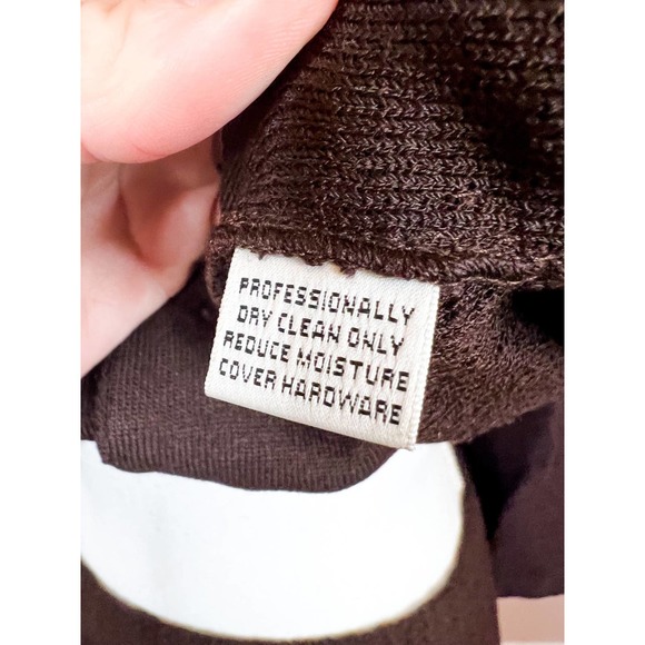 St John Collection 2 Piece Chocolate Brown Suit Size 12 - Picture 7 of 10